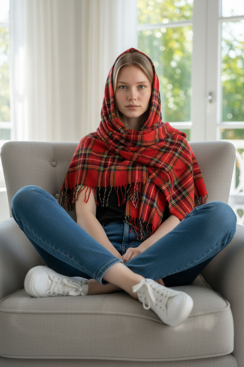 Assorted Handloom Wool Scarves